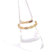 Load image into Gallery viewer, 14kt Gold Yellow Diamond Anniversary Ring
