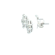 Load image into Gallery viewer, 14kt  White Gold Diamond Earrings
