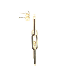 Load image into Gallery viewer, 14kt Yellow  Gold Diamond Earrings
