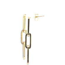 Load image into Gallery viewer, 14kt Yellow  Gold Diamond Earrings
