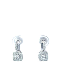 Load image into Gallery viewer, 14kt  White Diamond Earrings
