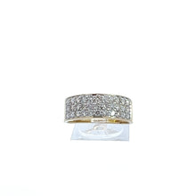 Load image into Gallery viewer, Men&#39;s 14kt Yellow Gold and Diamond Wedding Band
