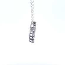 Load image into Gallery viewer, 14kt White Gold Diamond Cross Pendant
