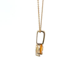 Load image into Gallery viewer, 14kt Yellow Gold and CitrinePendant
