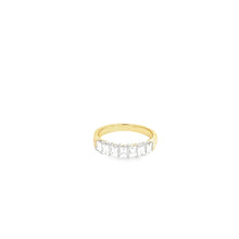 Load image into Gallery viewer, 14kt Gold Yellow Diamond Anniversary Ring
