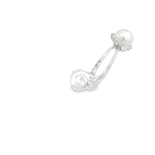 Load image into Gallery viewer, 14kt White Gold Pearl and Diamond Ring
