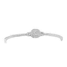 Load image into Gallery viewer, 18kt White Gold Diamond Bangle Bracelet
