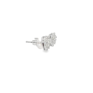 14kt White Gold Diamond Earrings