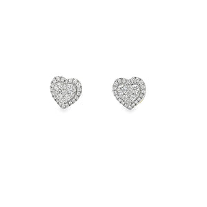 14kt White Gold Diamond Earrings