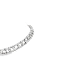 Load image into Gallery viewer, 14kt White Gold Diamond Bangle Bracelet
