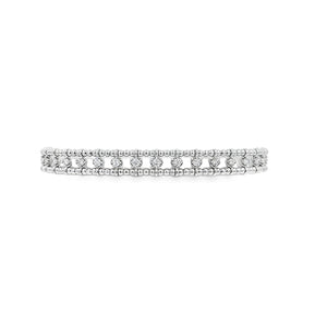 14kt White Gold Diamond Bangle Bracelet