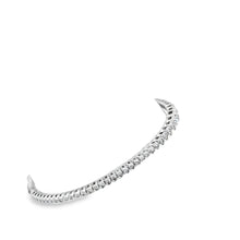 Load image into Gallery viewer, 14kt White Gold Diamond Bangle Bracelet
