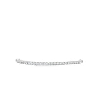 Load image into Gallery viewer, 14kt White Gold Diamond Flex Bangle Bracelet
