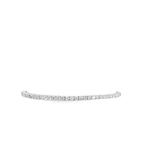 Load image into Gallery viewer, 14kt White Gold Diamond Flex Bangle Bracelet
