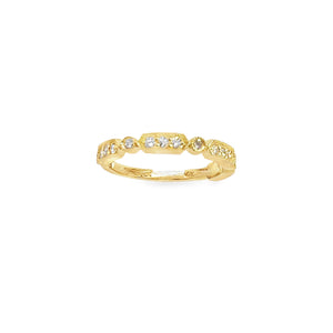 14kt  Yellow Gold Diamond Anniversary Ring