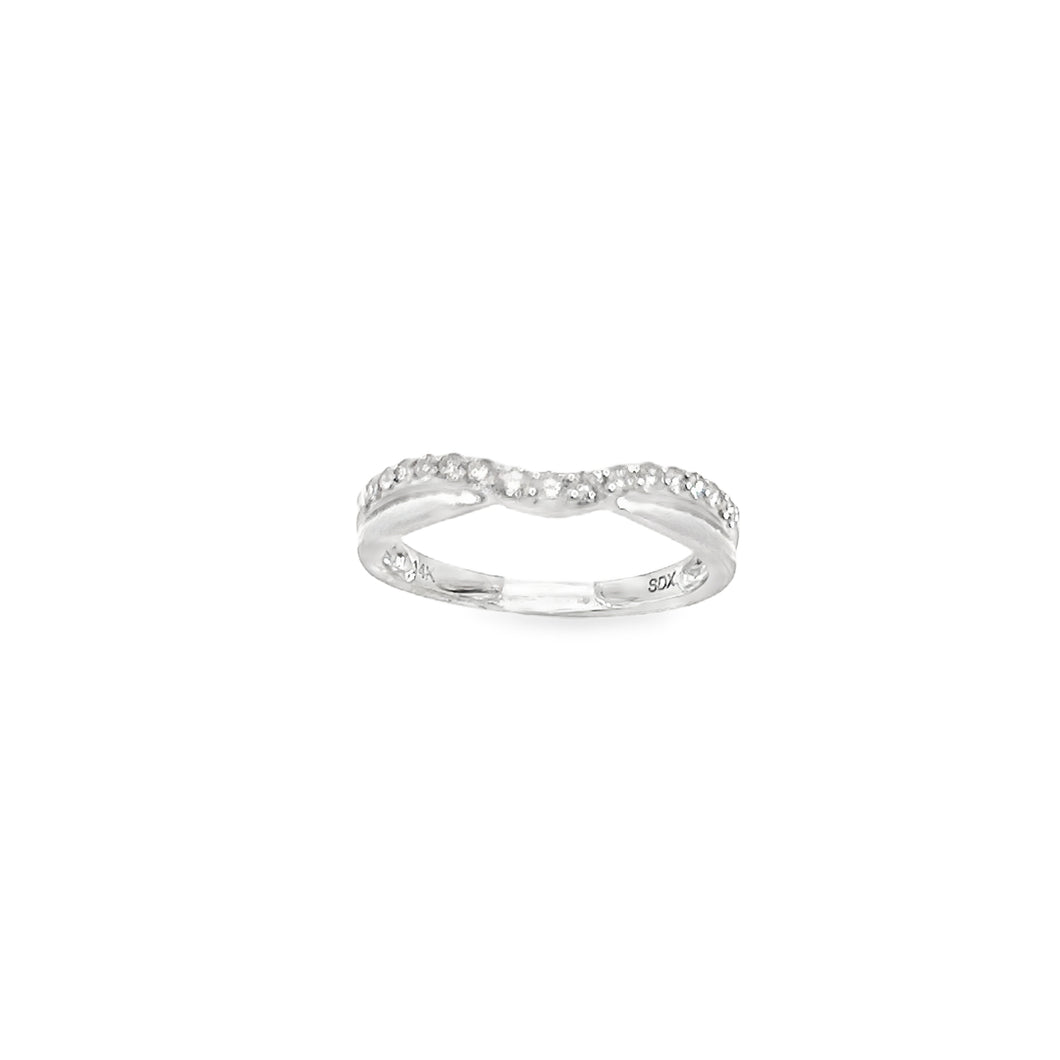 14kt White Gold Diamond Anniversary Ring