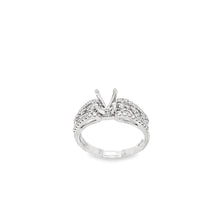 Load image into Gallery viewer, 18kt White Gold Diamond Engagement Semi Mount Ring
