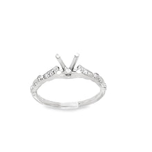 Load image into Gallery viewer, 18kt White Gold Diamond Engagement Semi Mount Ring
