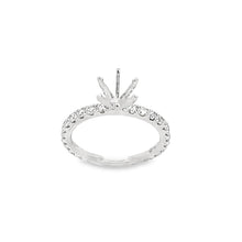 Load image into Gallery viewer, 18kt White Gold Diamond Engagement Semi Mount Ring
