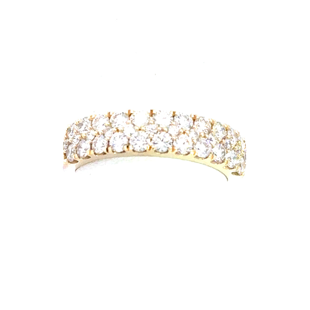14kt  Yellow Gold Diamond Anniversary Ring
