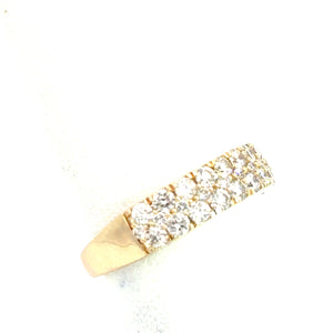 14kt  Yellow Gold Diamond Anniversary Ring