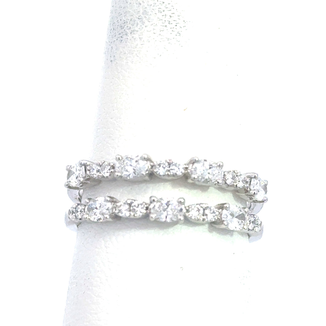 14kt White Gold Diamond Anniversary Ring