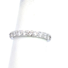 Load image into Gallery viewer, 14kt White Gold Diamond Anniversary Ring
