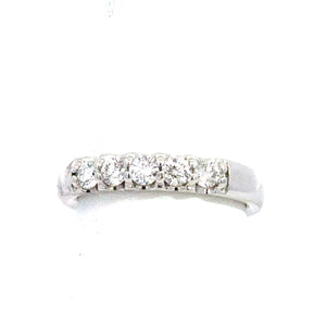 Platinum Diamond Anniversary Ring