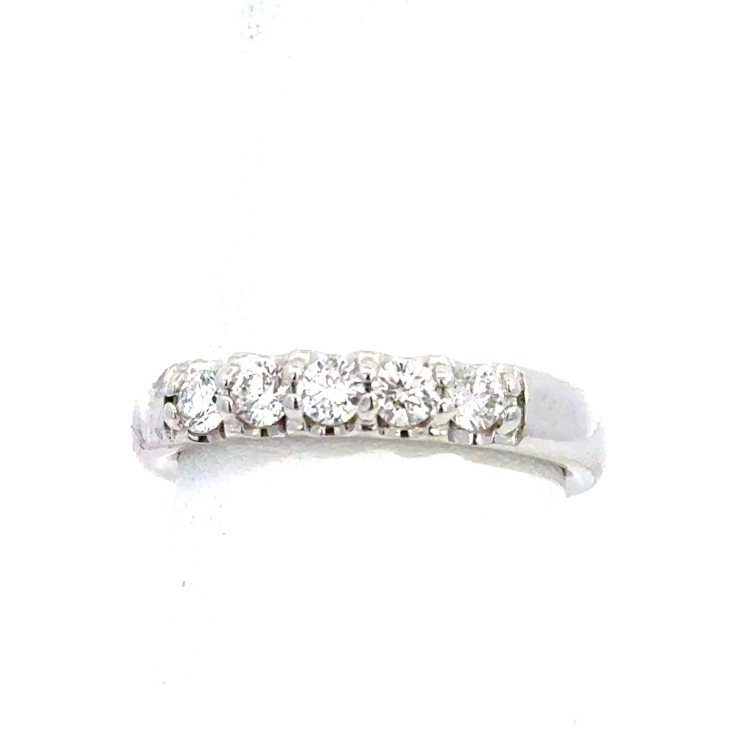 Platinum Diamond Anniversary Ring