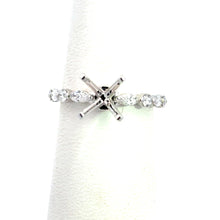 Load image into Gallery viewer, 18kt White Gold Diamond Engagement Semi Mount Ring
