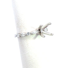 Load image into Gallery viewer, 18kt White Gold Diamond Engagement Semi Mount Ring
