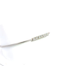 Load image into Gallery viewer, 14kt White Gold Diamond Bangle Bracelet
