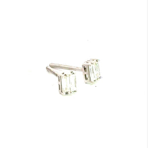 14kt White Gold Diamond Earrings
