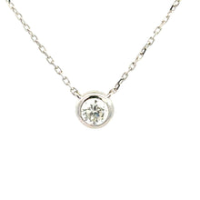Load image into Gallery viewer, 14kt White Gold Diamond Pendant
