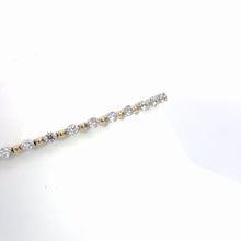 Load image into Gallery viewer, 14k  Yellow Gold Diamond Bangle Bracelet
