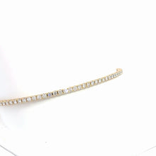 Load image into Gallery viewer, 14k  Yellow Gold Diamond Bangle Bracelet

