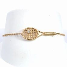 Load image into Gallery viewer, 14k  Yellow Gold Diamond Bracelet
