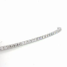 Load image into Gallery viewer, 14kt White Gold Diamond Bangle Bracelet
