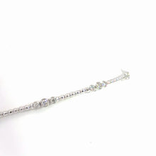 Load image into Gallery viewer, 14kt White Gold Diamond Bangle Bracelet
