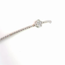 Load image into Gallery viewer, 14kt White Gold Diamond Bangle Bracelet
