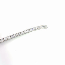Load image into Gallery viewer, 14kt White Gold Diamond Bangle Bracelet
