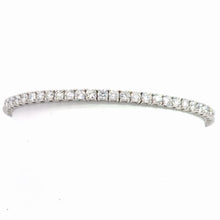 Load image into Gallery viewer, 14kt White Gold Diamond Bangle Bracelet
