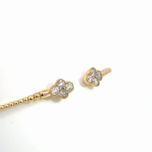 Load image into Gallery viewer, 14k  Yellow Gold Diamond Bangle Bracelet
