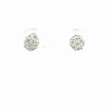 Load image into Gallery viewer, 14kt White Gold Diamond Earrings
