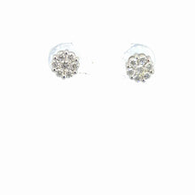 Load image into Gallery viewer, 14kt White Gold Diamond Earrings
