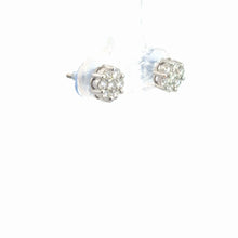 Load image into Gallery viewer, 14kt White Gold Diamond Earrings
