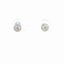Load image into Gallery viewer, 14kt White Gold Diamond Earrings
