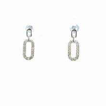 Load image into Gallery viewer, 14kt White Gold Diamond Earrings
