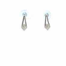 Load image into Gallery viewer, 14kt White Gold Diamond Earrings
