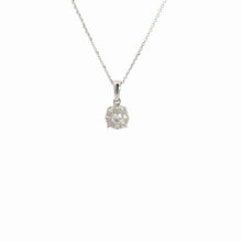 Load image into Gallery viewer, 14kt White Gold Diamond Pendant
